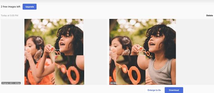 Step 3: Make your image HD.